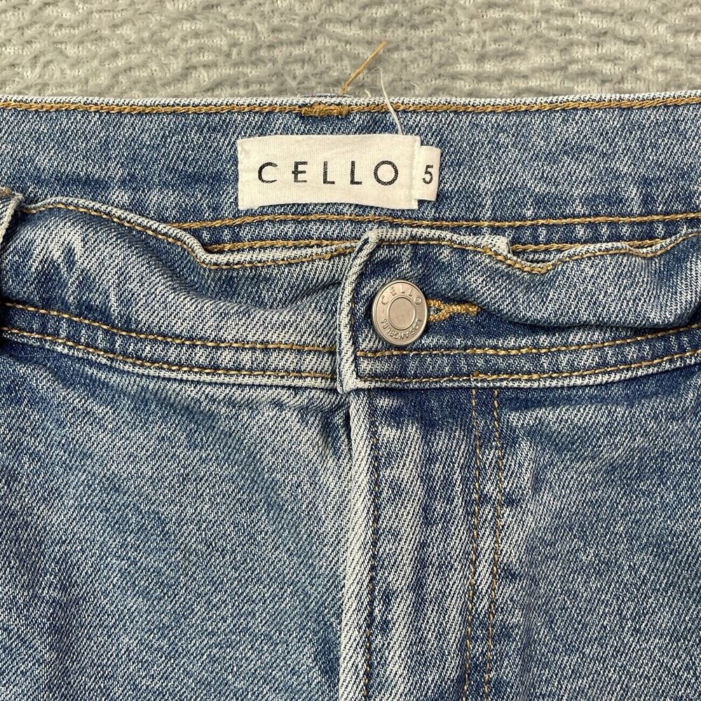 Cello Womens Cargo Jeans  Sz Tag 5/32‎ Carpenter - Picture 7 of 12